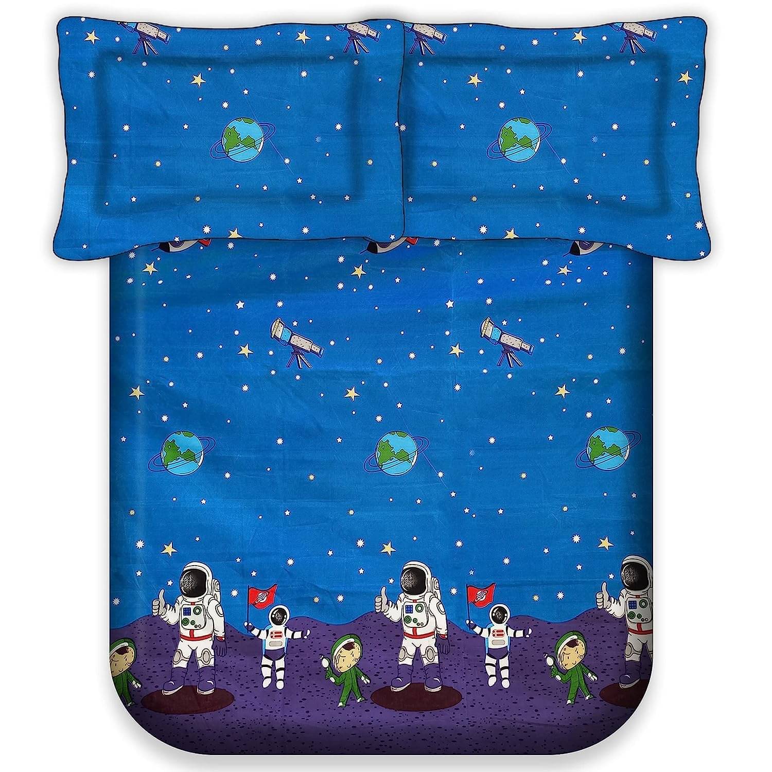 kids wonders Character Bedsheets for Unisex ( 229 cm (90") X 254 cm (100") ) - Multi ( Single ) kids wonders Character Bedsheets for Unisex ( 229 cm (90") X 254 cm (100") ) - Multi ( Single )