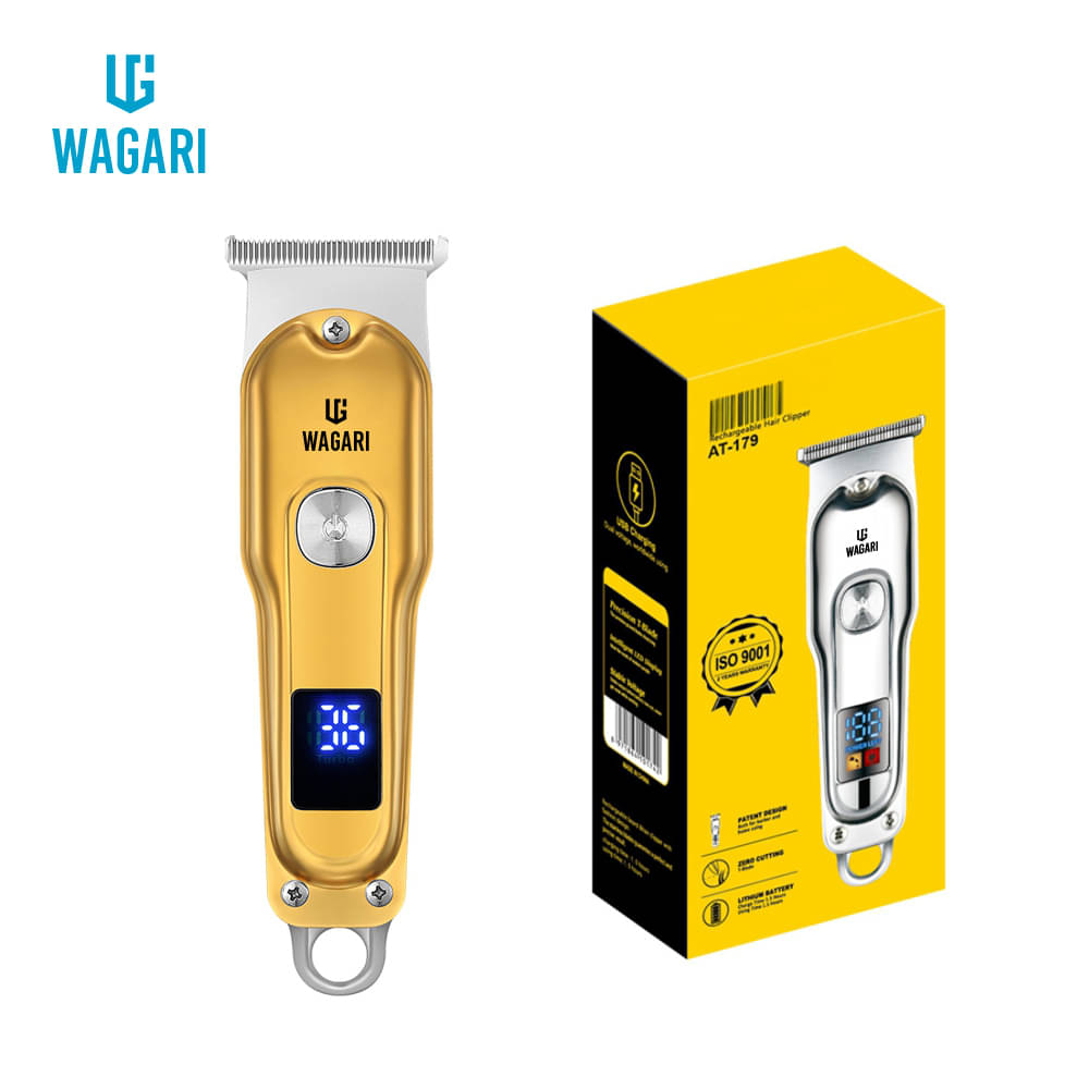     			wagari AT-179 Yellow Cordless Beard Trimmer With 240 minutes Runtime