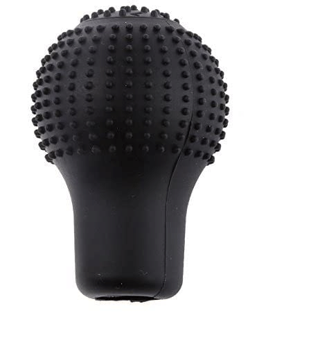     			Aksmit Pack of -1 Car Gear Knob Protector Gear Shifter Cover for Anti-Scratch Car Gear Knob Cover and Dust Proof Nonslip Gear Cover for Car Universal Fit Silicon Car Gear Knob Stylish- Black, Silicone Rubber