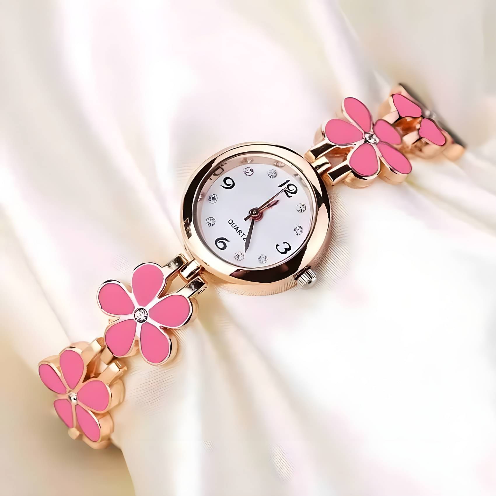     			DECLASSE White Dial Analog Girls Watch ( Pack of 1 )
