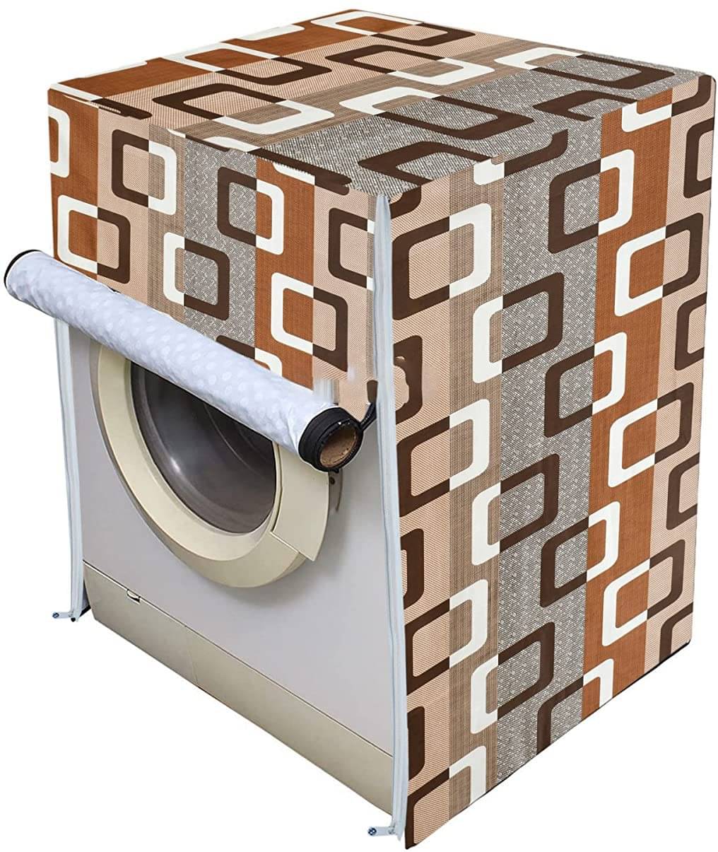 DPA Collection Front Load Washing Machine Cover Compatiable For 8 kg - Brown DPA Collection Front Load Washing Machine Cover Compatiable For 8 kg - Brown