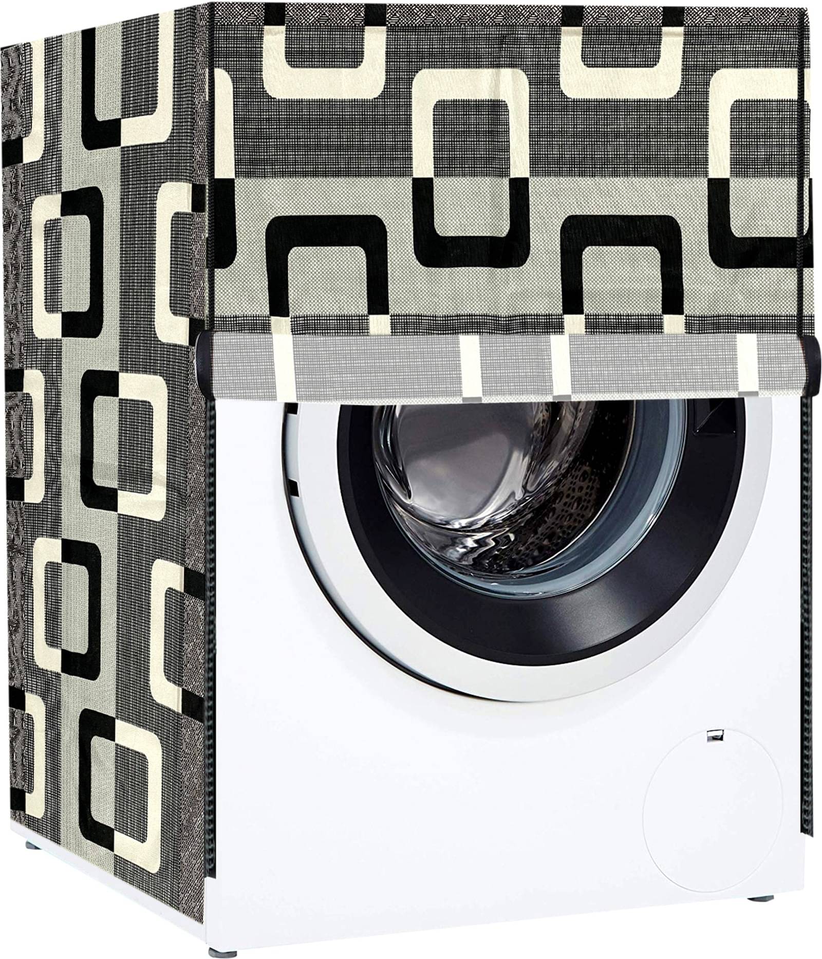 DPA Collection Front Load Washing Machine Cover Compatiable For 8 kg - Multicolor DPA Collection Front Load Washing Machine Cover Compatiable For 8 kg - Multicolor