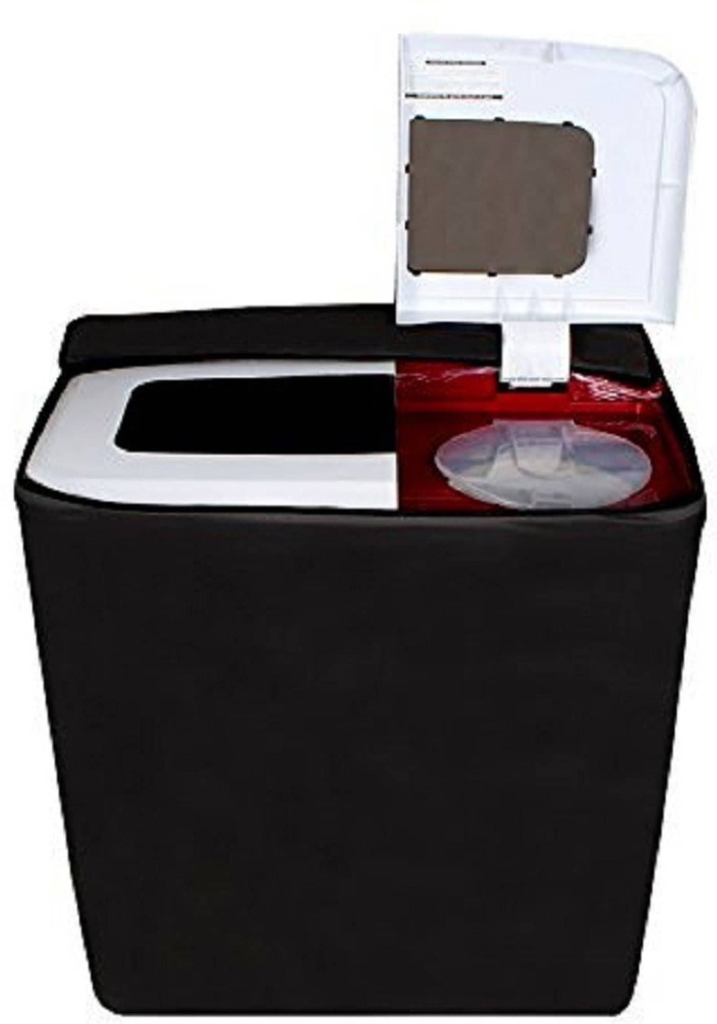 DPA Collection Semi-Automatic Washing Machine Cover Compatiable For 8 kg - Black DPA Collection Semi-Automatic Washing Machine Cover Compatiable For 8 kg - Black