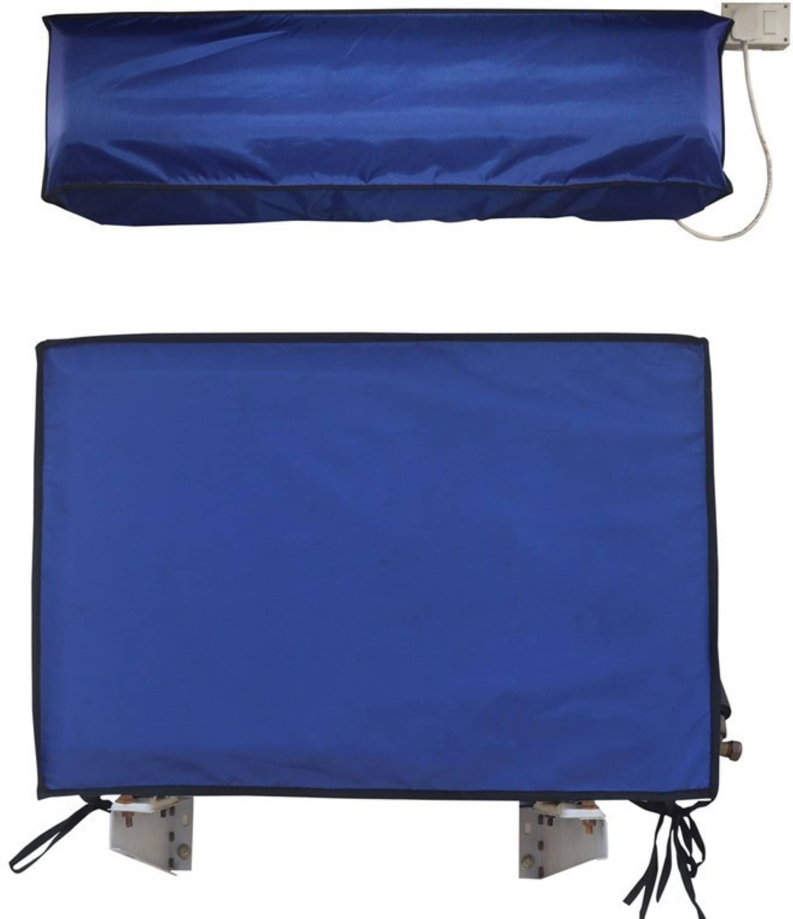     			DPA Collection Set of 2 PVC Blue AC Cover for Split AC