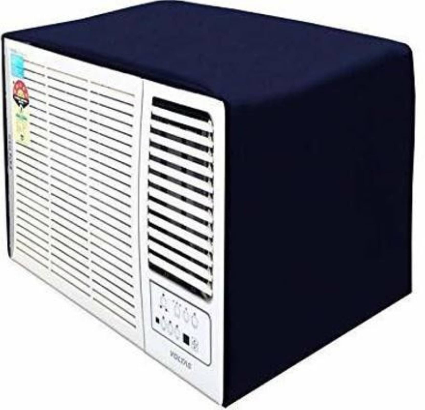 DPA Collection Single Polyester Blue AC Cover for Window AC DPA Collection Single Polyester Blue AC Cover for Window AC