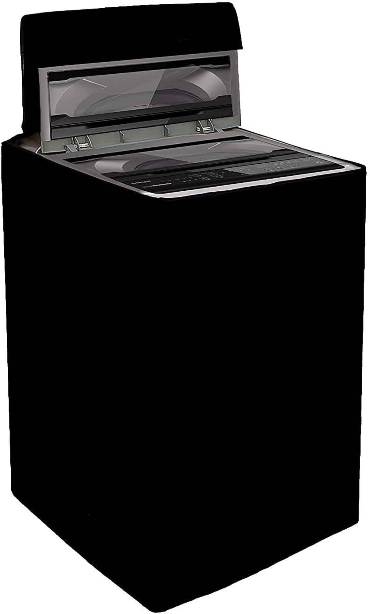     			DPA Collection Top Load Washing Machine Cover Compatiable For 8 kg - Black