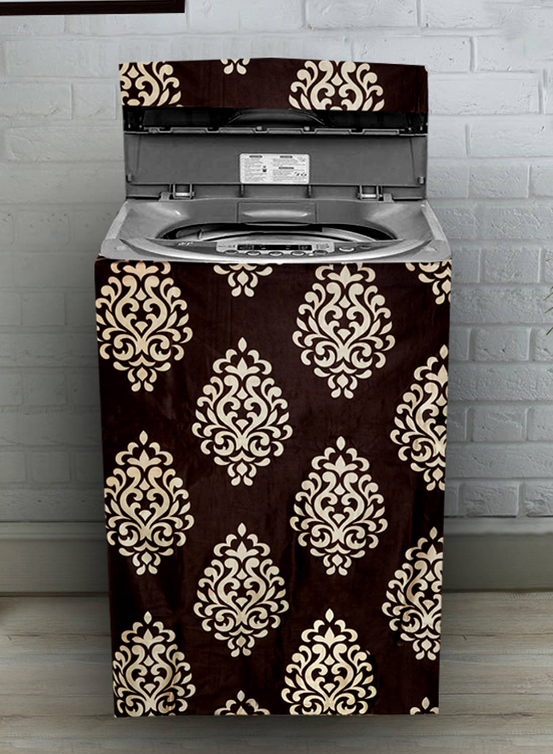 DPA Collection Top Load Washing Machine Cover Compatiable For 8 kg - Brown DPA Collection Top Load Washing Machine Cover Compatiable For 8 kg - Brown