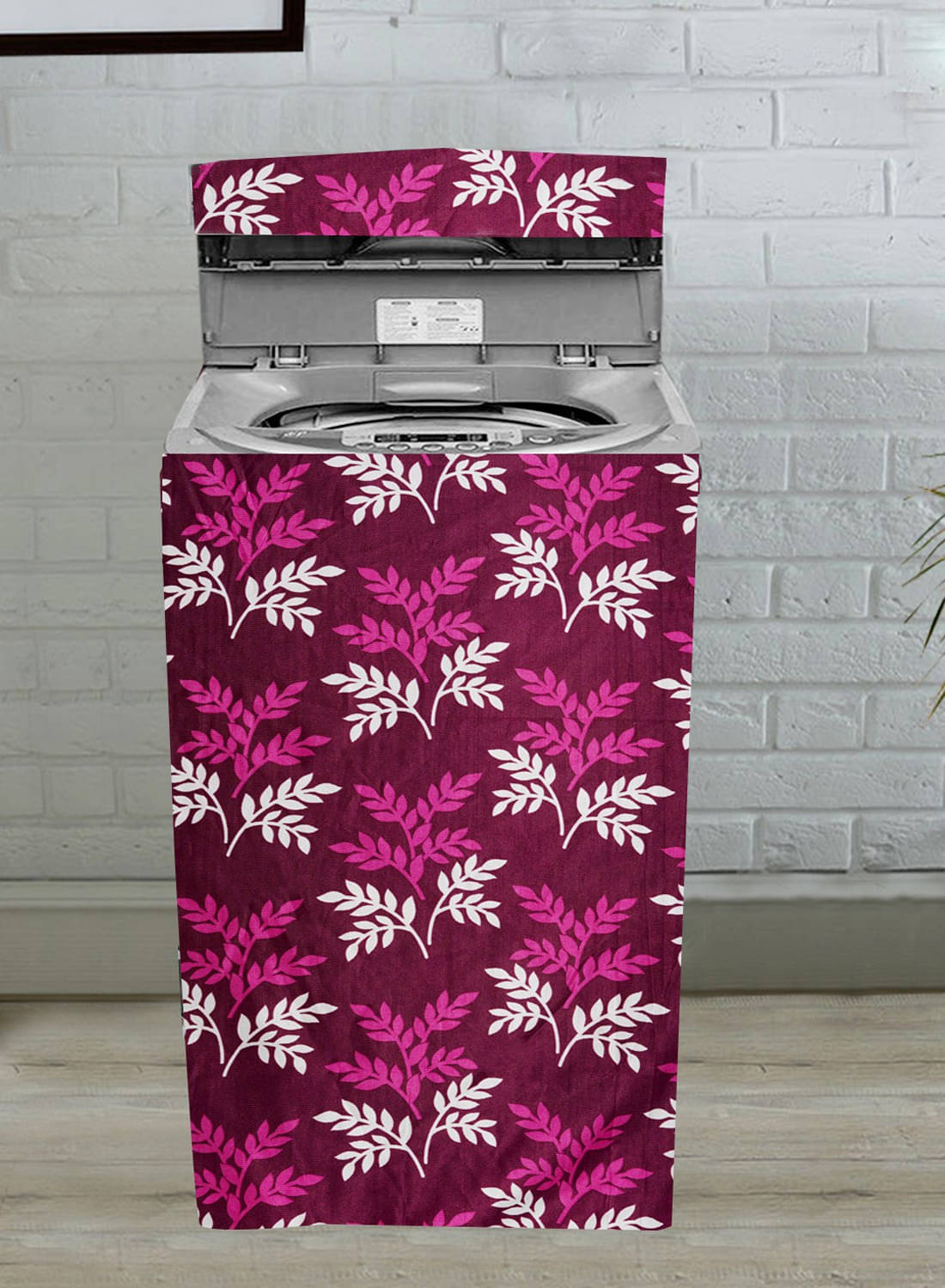     			DPA Collection Top Load Washing Machine Cover Compatiable For 8 kg - Pink