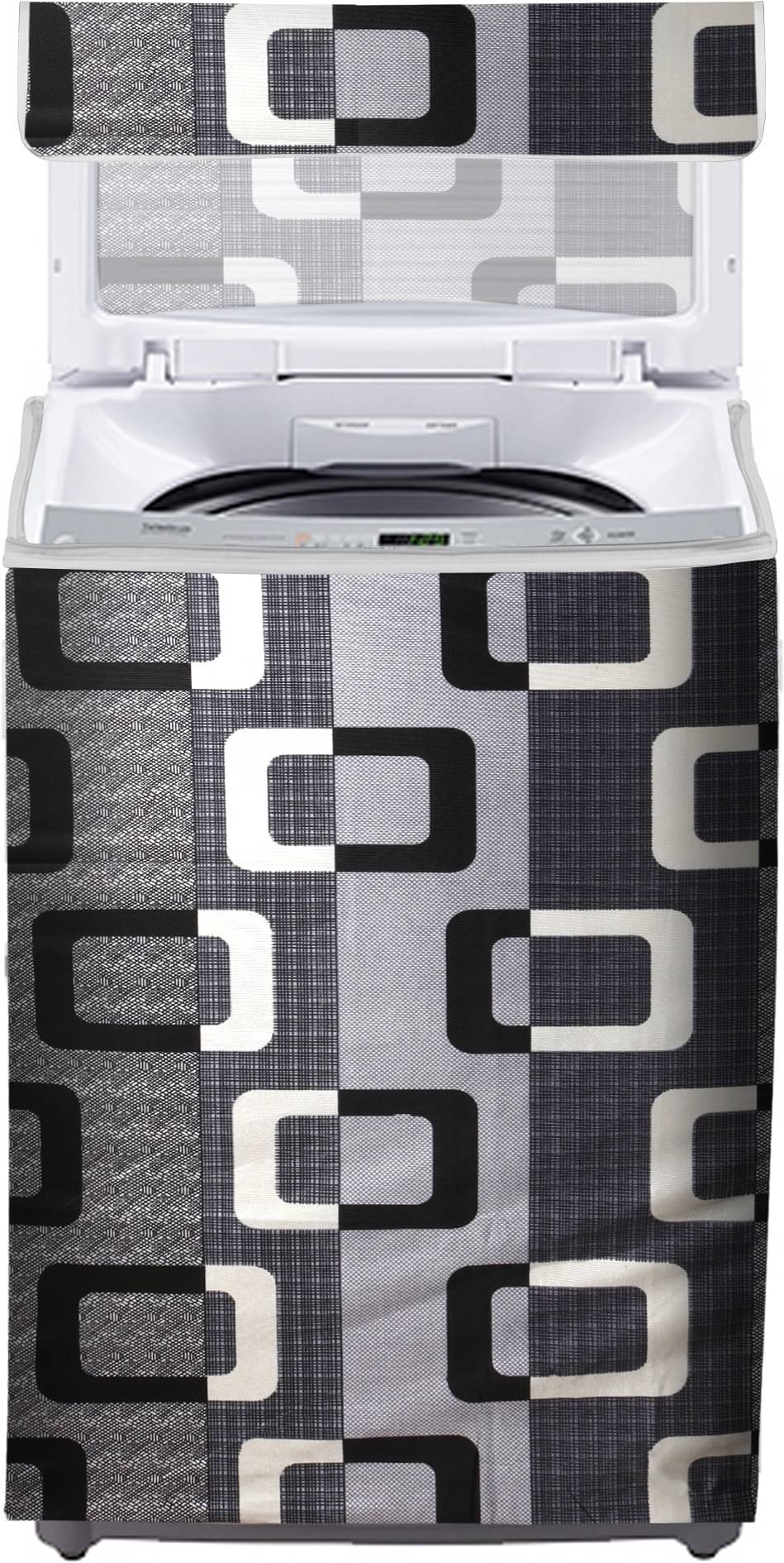 DPA Collection Top Load Washing Machine Cover Compatiable For 8 kg - Gray DPA Collection Top Load Washing Machine Cover Compatiable For 8 kg - Gray