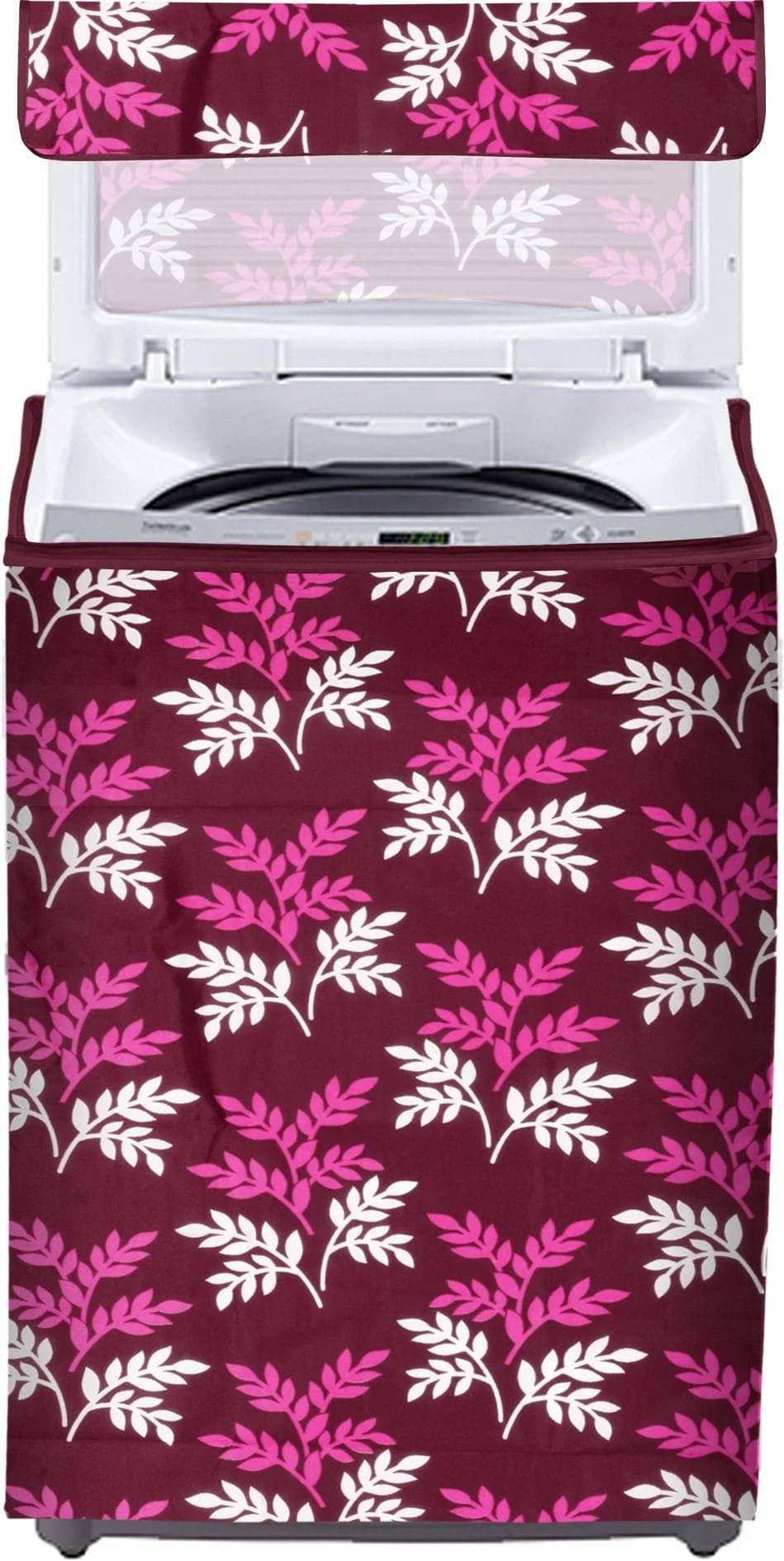     			DPA Collection Top Load Washing Machine Cover Compatiable For 8 kg - Pink