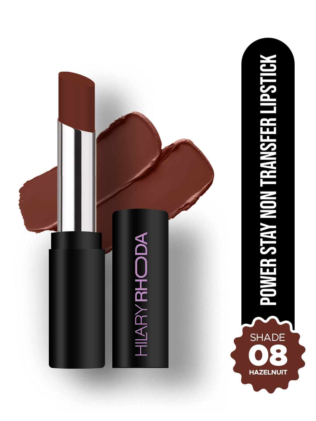     			Hilary Rhoda Brown Matte Long Lasting Creme Lipstick ( Pack of 1 )