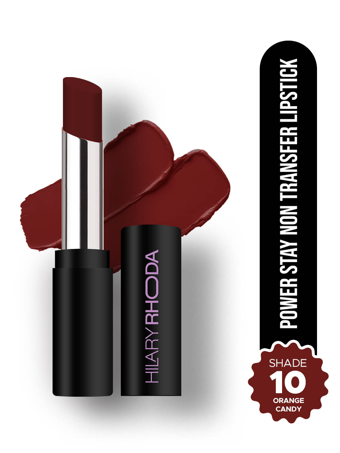     			Hilary Rhoda Brown Matte Long Lasting Creme Lipstick ( Pack of 1 )