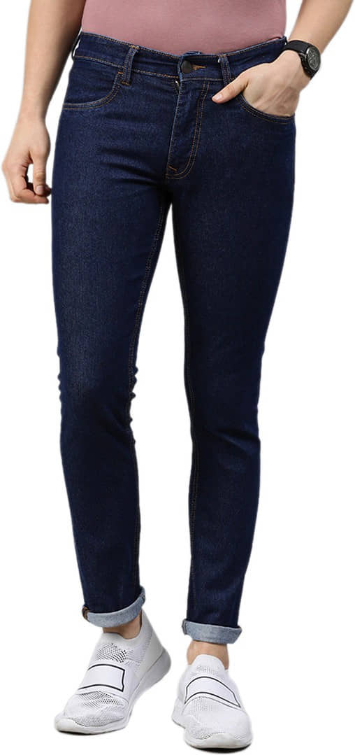Hopewell Regular Fit Clean Look Men's Jeans - Dark Blue ( Pack of 1 ) - Jeans | Buy online on ZillyBuy