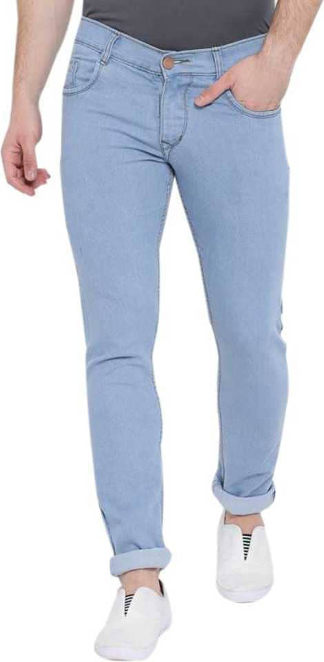 Hopewell Regular Fit Clean Look Men's Jeans - Light Blue ( Pack of 1 ) - Jeans | Buy online on ZillyBuy