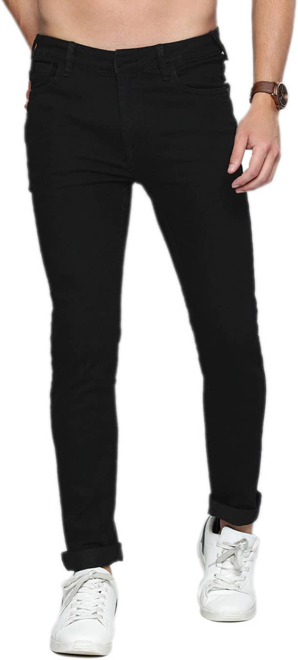 Hopewell Regular Fit Clean Look Men's Jeans - Black ( Pack of 1 ) - Jeans | Buy online on ZillyBuy