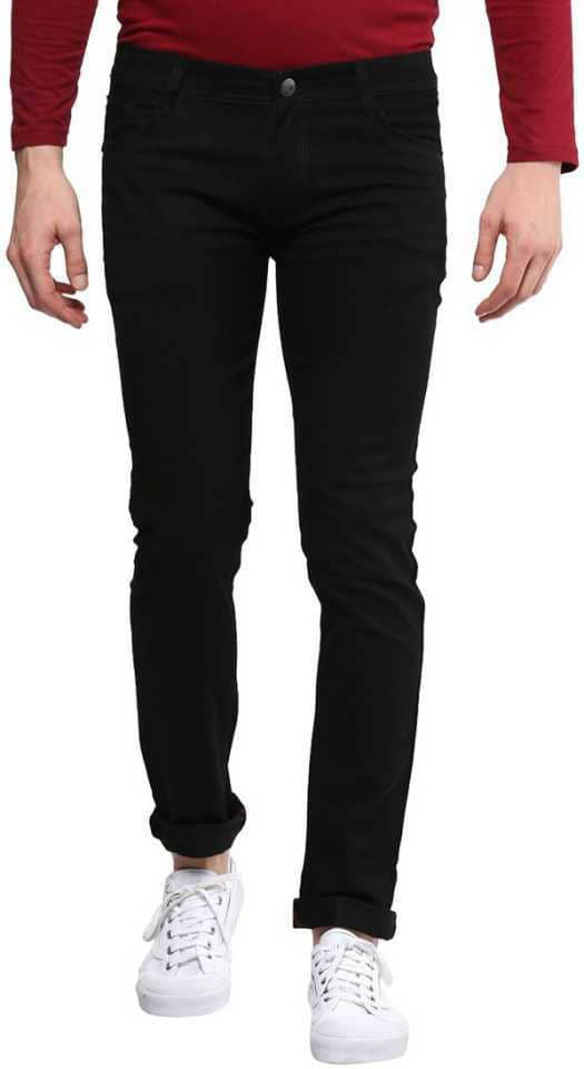 Hopewell Regular Fit Clean Look Men's Jeans - Black ( Pack of 1 ) - Jeans | Buy online on ZillyBuy