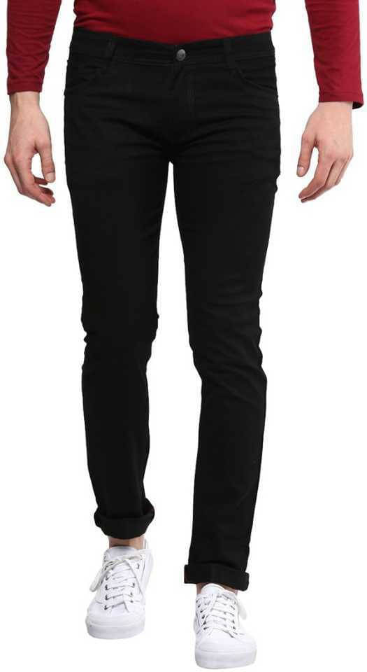     			Hopewell Regular Fit Clean Look Men's Jeans - Black ( Pack of 1 )