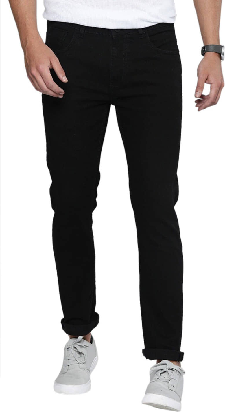 Hopewell Regular Fit Clean Look Men's Jeans - Black ( Pack of 1 ) - Jeans | Buy online on ZillyBuy