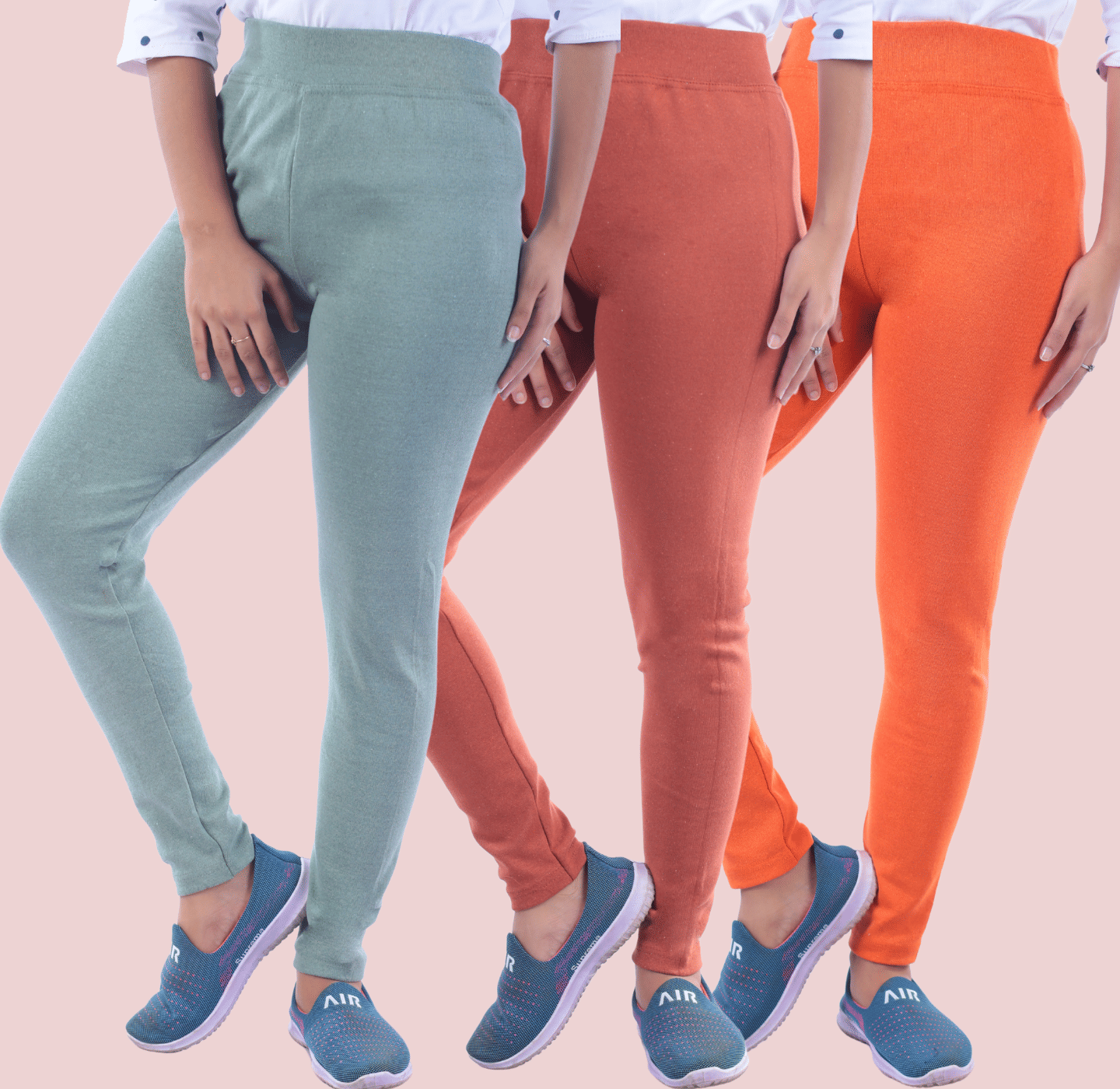    			KARARO JEGGINGS Women Cotton Blend Skinny Fit Jegging
