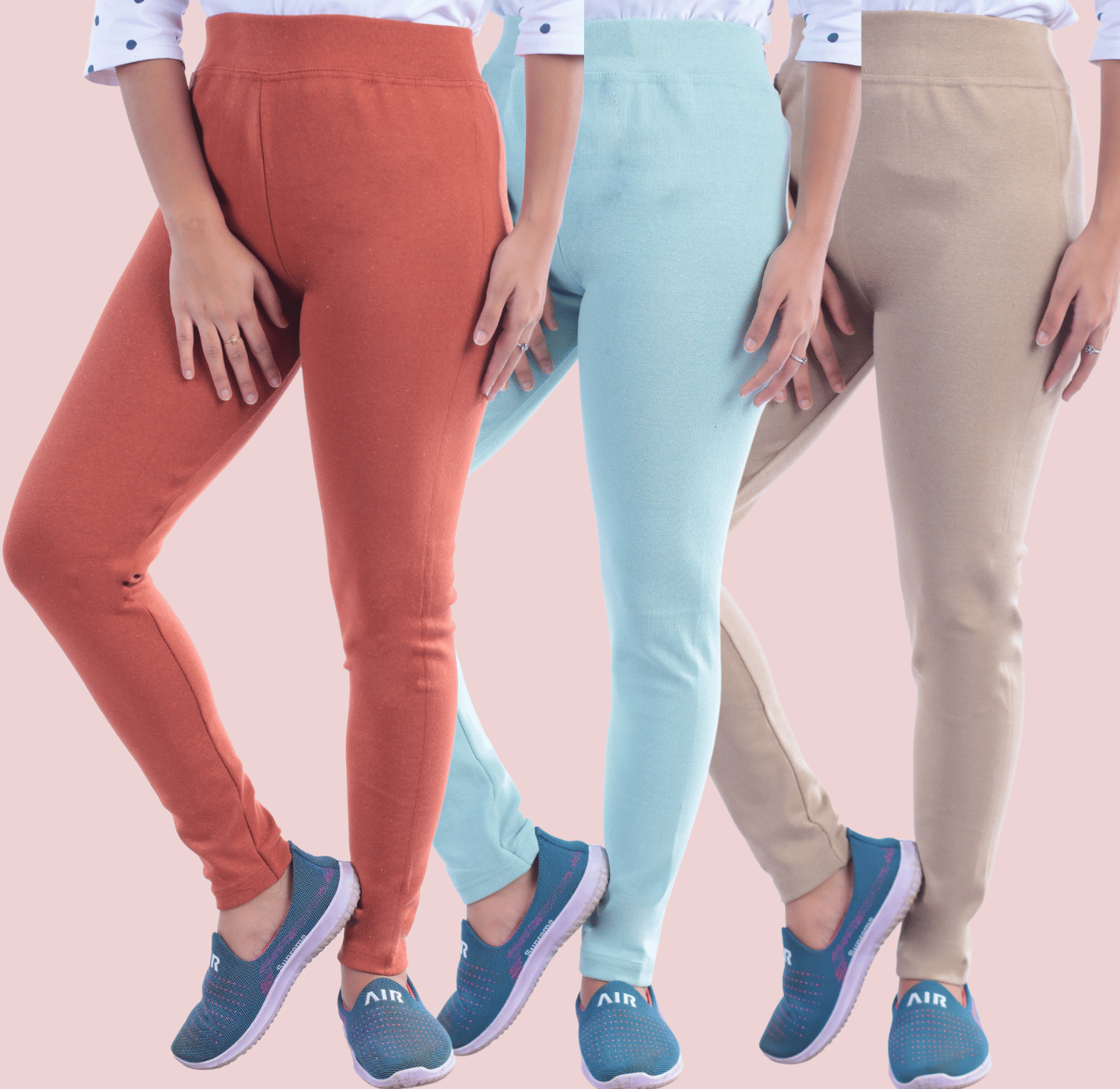     			KARARO JEGGINGS Women Cotton Blend Skinny Fit Jegging