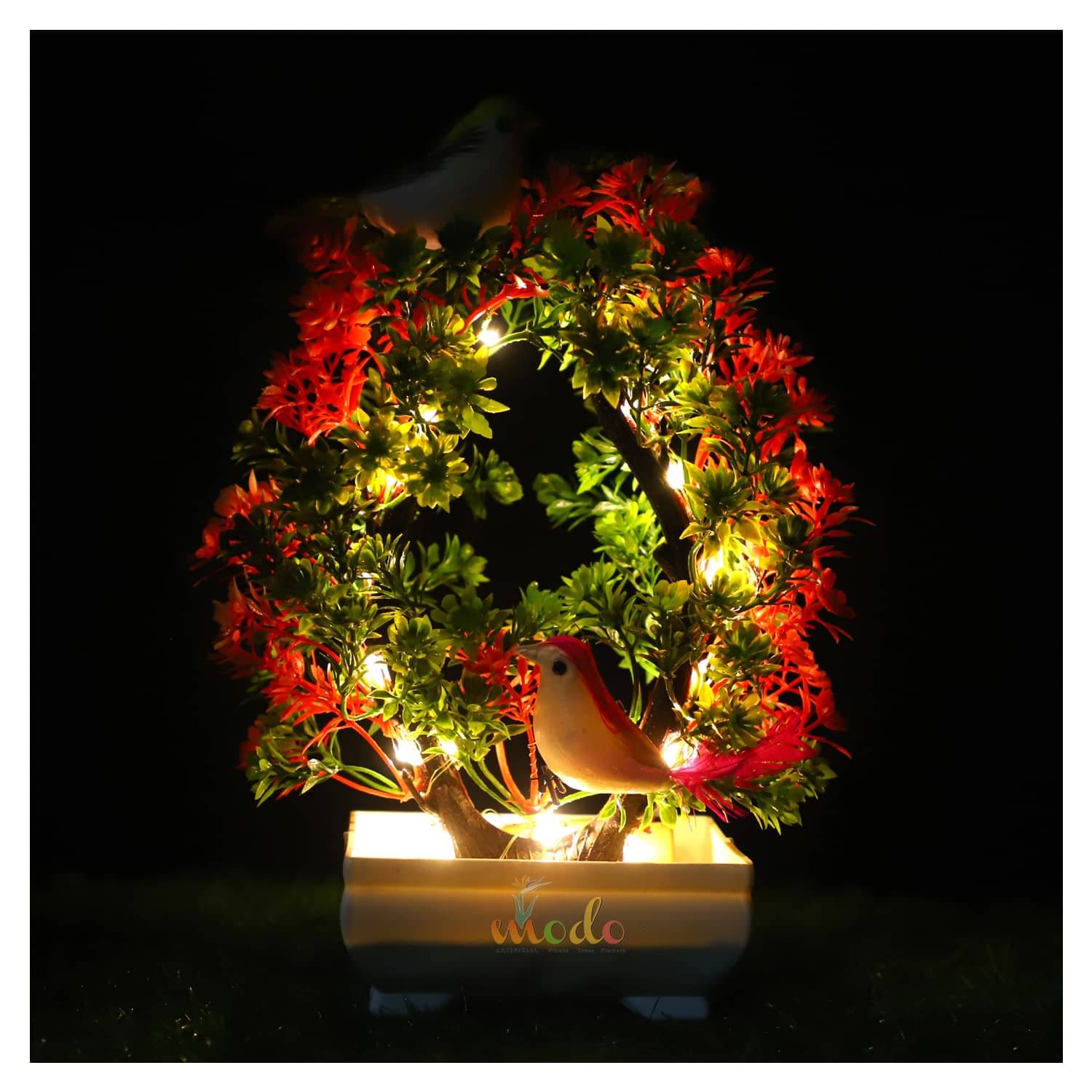     			MODO - Red Wild Artificial Tree ( Pack of 1 )