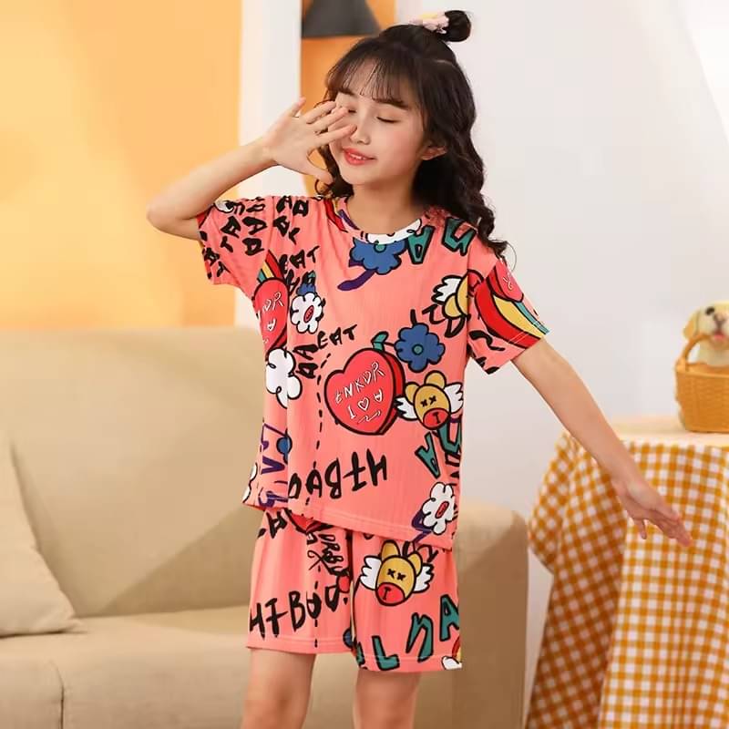     			MR TREND Pack of 1 Girls Cotton Blend Nightdress
