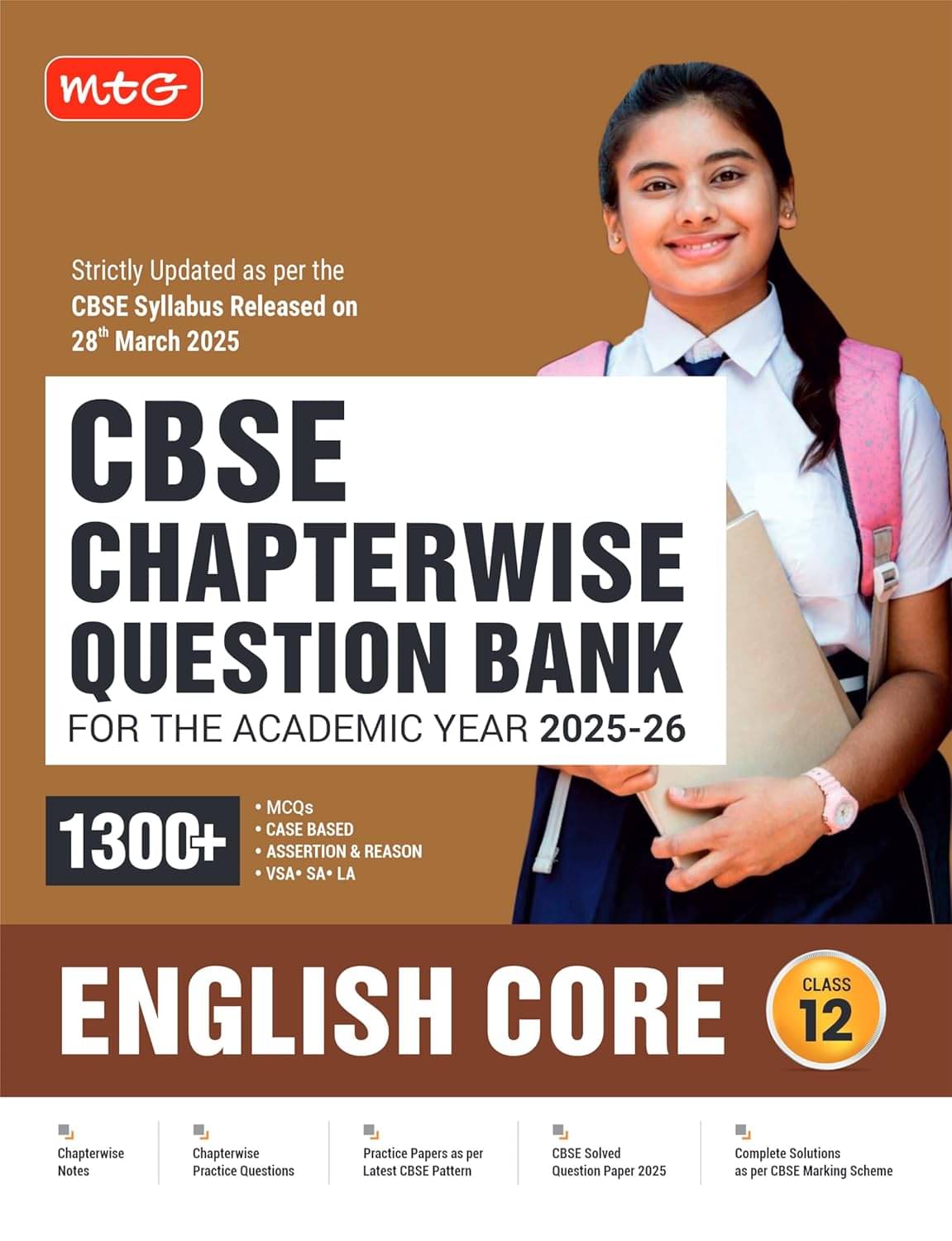 MTG CBSE Chapterwise Question Bank Class 12 English Core For 2026 Board Exam | As Per Latest CBSE Syllabus Released on 28 March 2025 MTG CBSE Chapterwise Question Bank Class 12 English Core For 2026 Board Exam | As Per Latest CBSE Syllabus Released on 28 March 2025