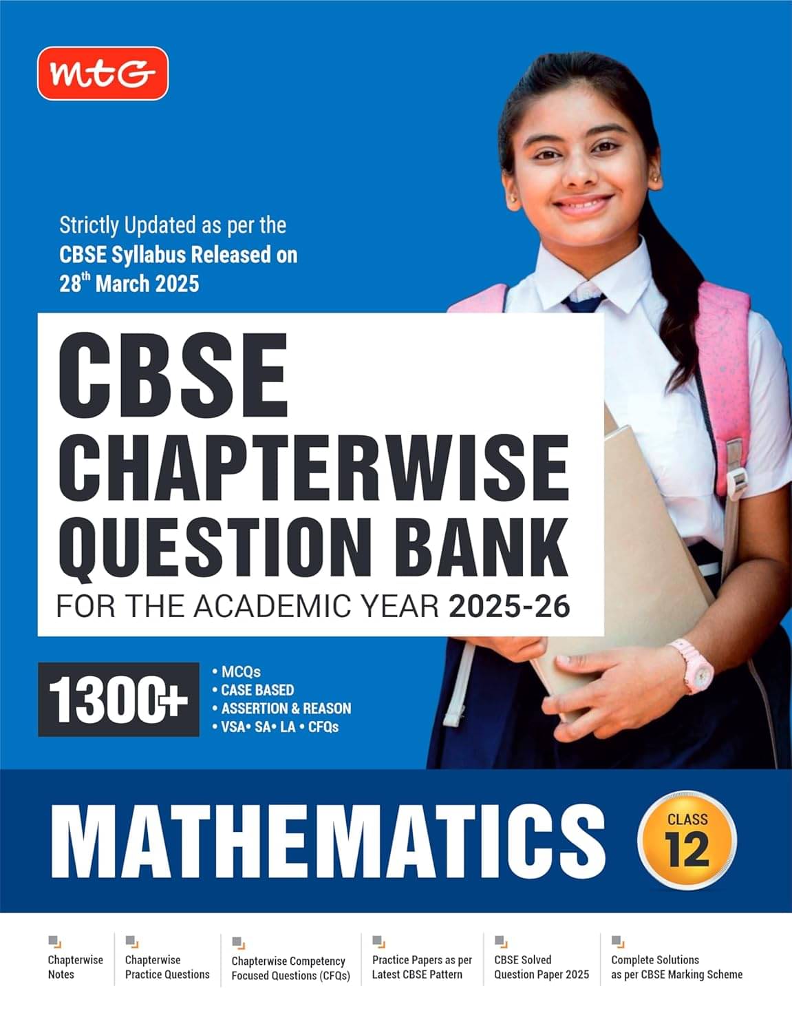 MTG CBSE Chapterwise Question Bank Class 12 Mathematics For 2026 Board Exam | As Per Latest CBSE Syllabus Released on 28 March 2025 MTG CBSE Chapterwise Question Bank Class 12 Mathematics For 2026 Board Exam | As Per Latest CBSE Syllabus Released on 28 March 2025