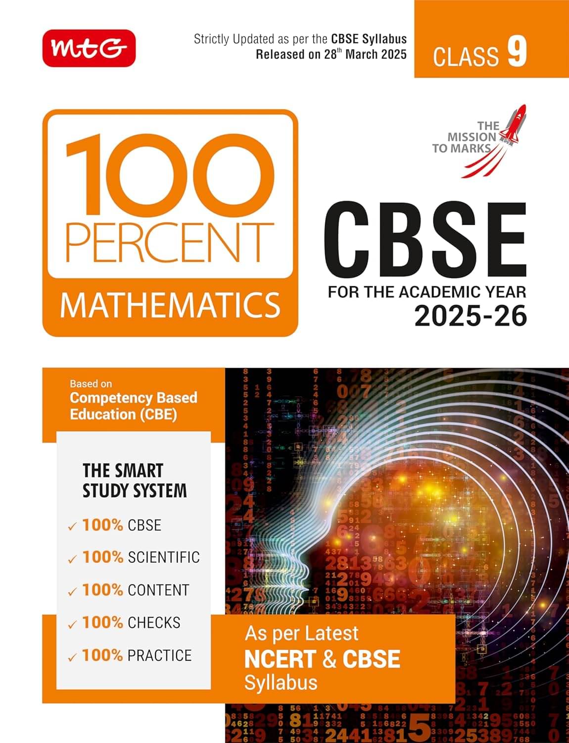 MTG CBSE Class-9 100 Percent Mathematics For 2025-26 Exam | Chapter-Wise Question Bank, Theory, PYQs, Diagrams Available All in One Book | As Per Late     			MTG CBSE Class-9 100 Percent Mathematics For 2025-26 Exam | Chapter-Wise Question Bank, Theory, PYQs, Diagrams Available All in One Book | As Per Late