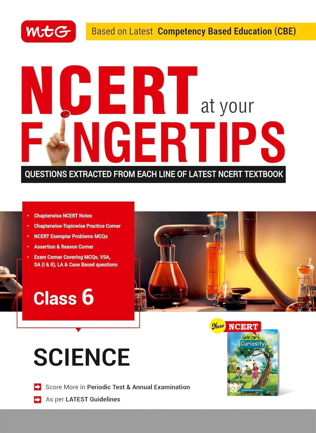     			MTG Class-6 NCERT at your Fingertips Science - Chapterwise Topicwise Practice Corner, NCERT Exemplar Problems MCQs, NCERT Notes, Assertion & Reason |