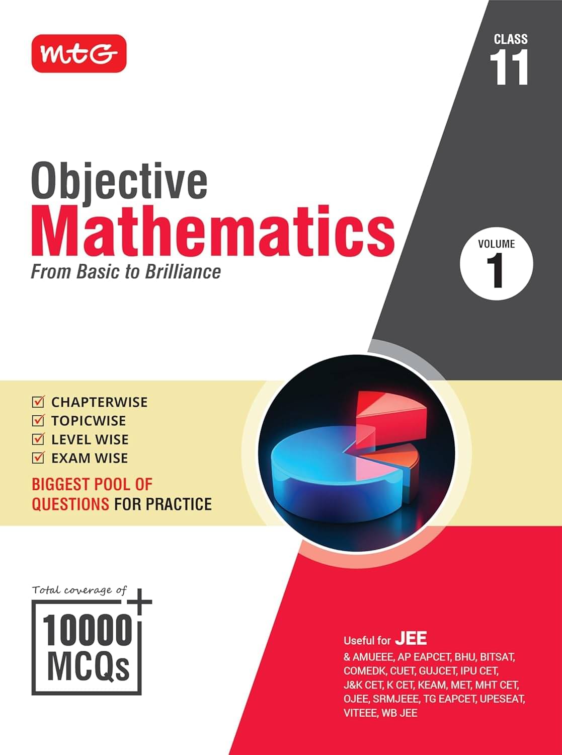 MTG Objective Mathematics Volume-1 For JEE & Other Engineering Entrances | Coverage of 10000+ MCQs Chapter-wise Topic-wise Level-wise Exam-wise | Latest Edition 2025-26 MTG Objective Mathematics Volume-1 For JEE & Other Engineering Entrances | Coverage of 10000+ MCQs Chapter-wise Topic-wise Level-wise Exam-wise | Latest Edition 2025-26