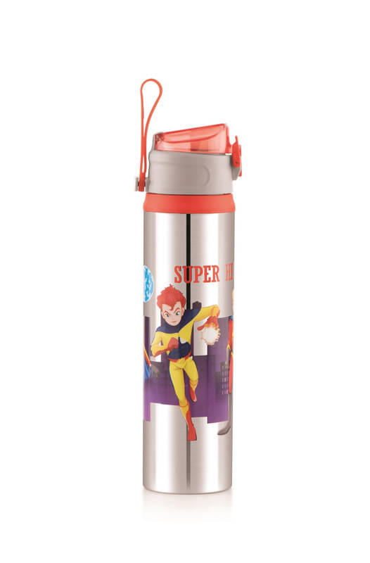     			MyPro Steel Men 1000ml Red Stainless Steel Sipper Water Bottle 1000 mL ( Set of 1 )