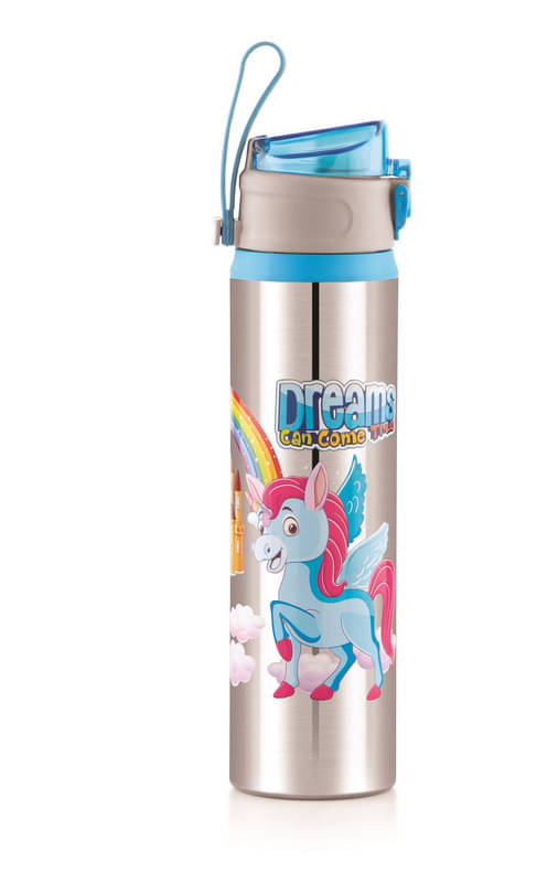     			MyPro Steel Men 800ml Blue Stainless Steel Sipper Water Bottle 800 mL ( Set of 1 )