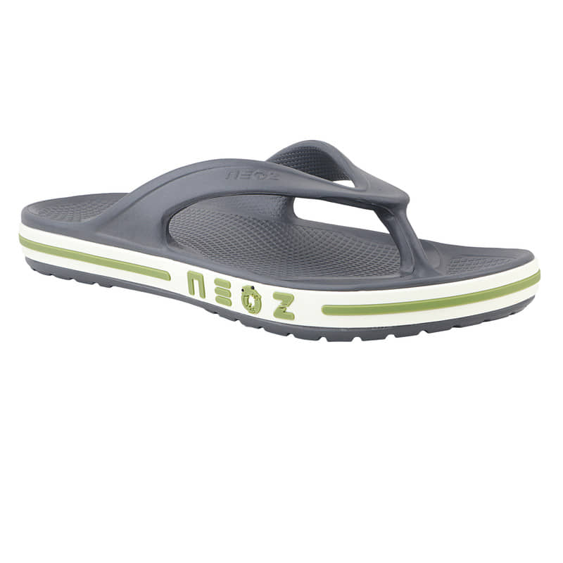 Neoz Grey Men's Thong Flip Flop