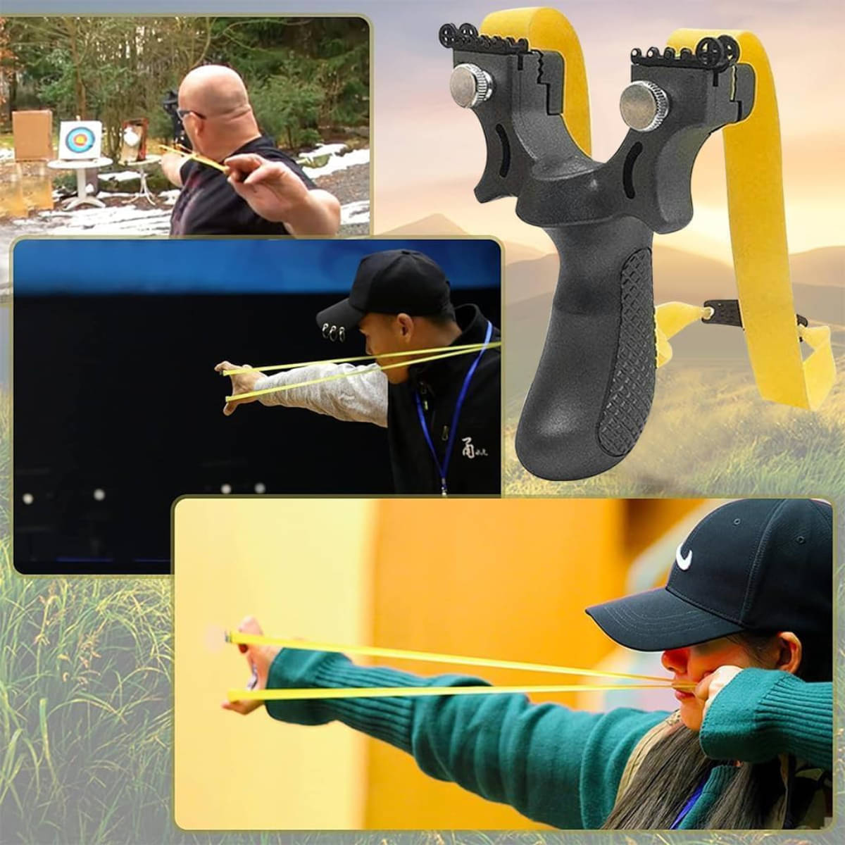     			Sling Shot Catapult for Adults Beginner Youth for Outdoor Games, Laser Slingshot, Slingshot Catapult, Slingshot Laser Light, Slingshot toy, Steel Slingshot, Indian Slingshot, Slingshot with Laser, Slingshot for kids, Power Catapult, Outdoor toys and games