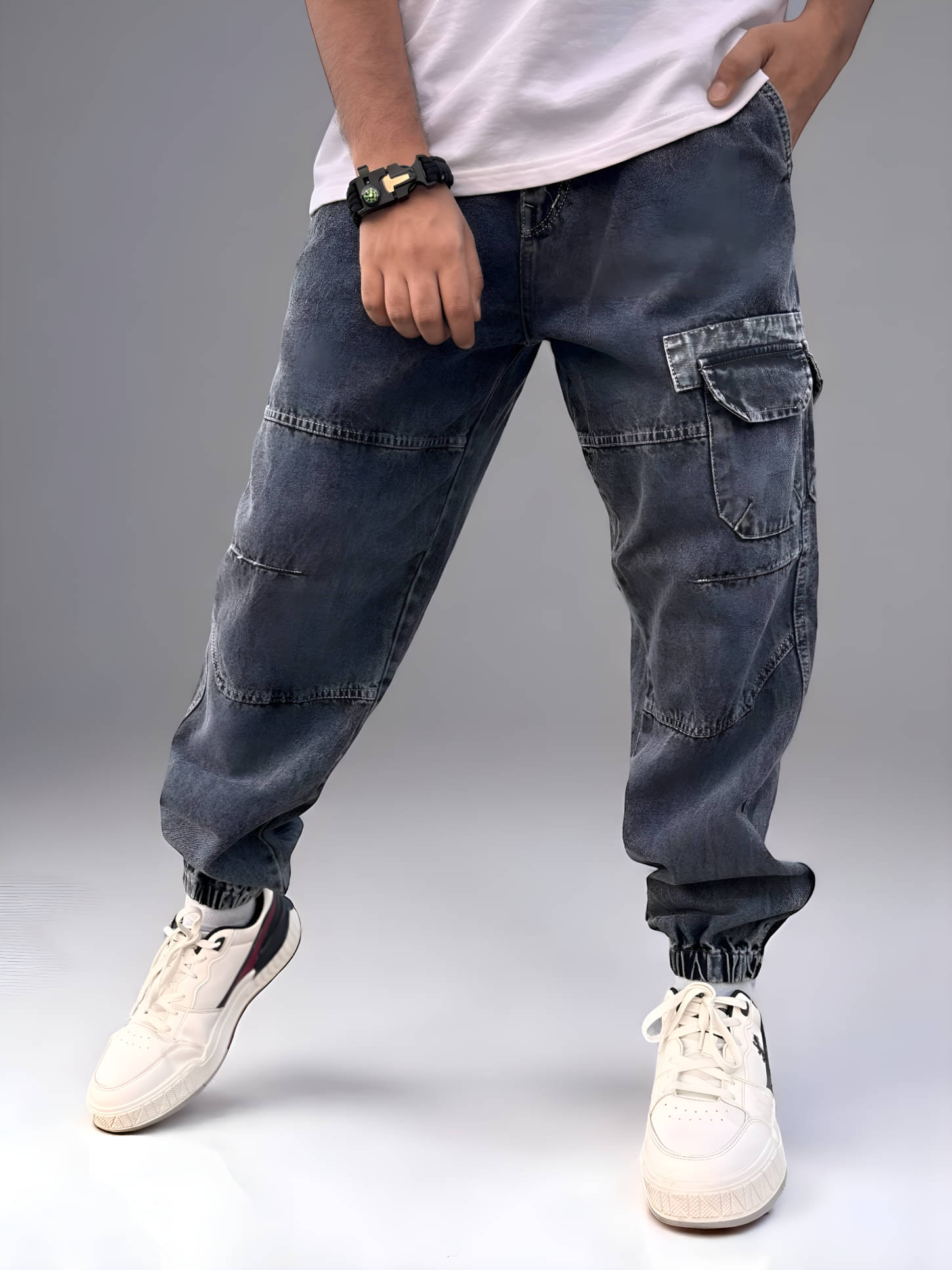     			Styzon Jogger Men's Jeans - Black ( Pack of 1 )
