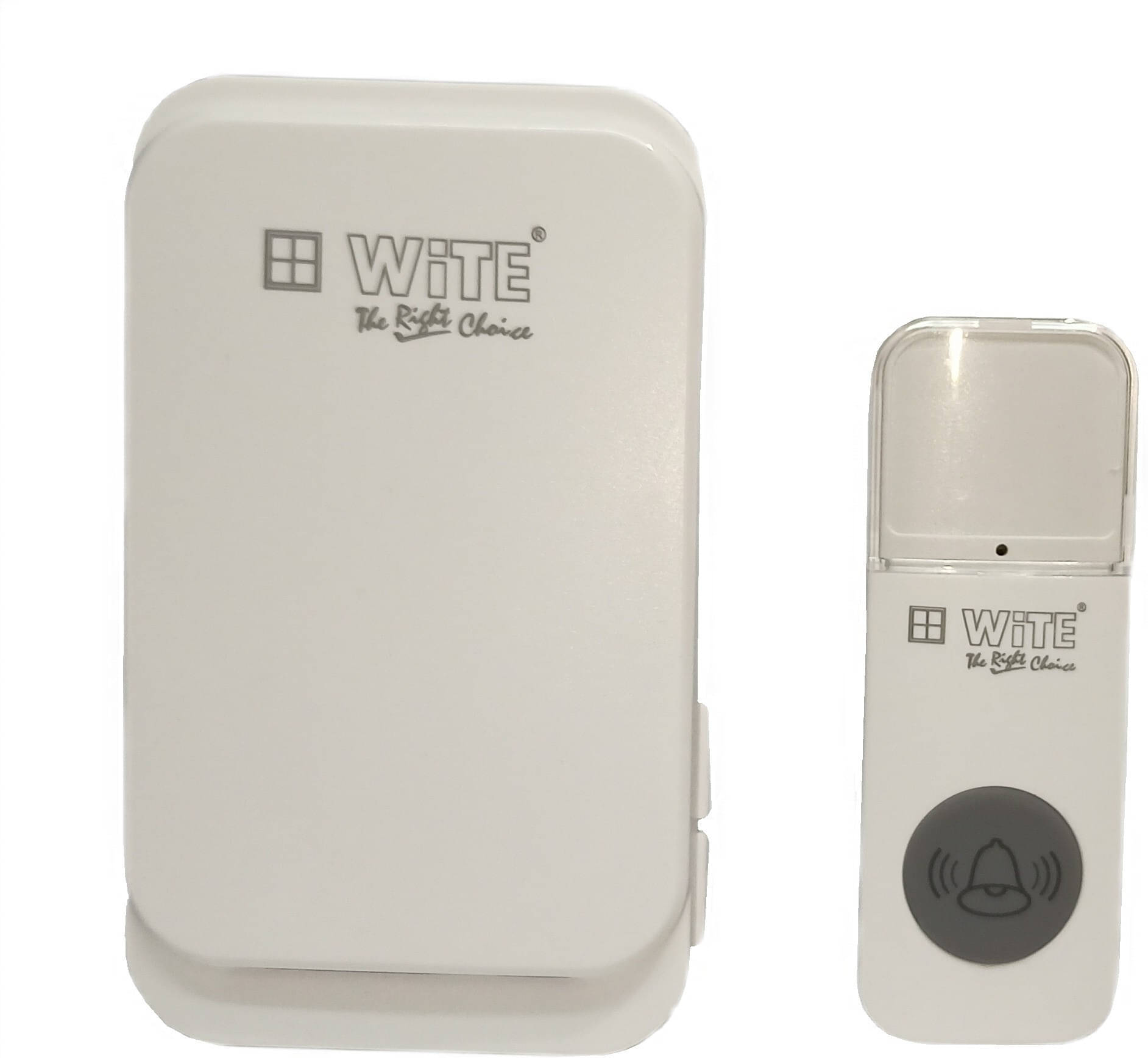     			WiTE The Right Choice - LINO Plus Wireless Remote Door Bell - 36 In 1 Polyphonic Tunes Wireless Calling Bell with L.E.D Indicator & Remote Stand - White Color - Glossy Finish - Plastic - 1 Piece Wireless Door Chime