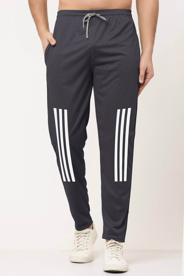     			rexan Grey Polyester Men's Trackpants ( Pack of 1 )