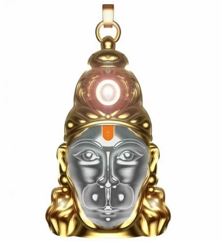     			Tigeto - Shree Hanuman Chalisa Yantra With Gold Plated Chain - (Pack of 1)