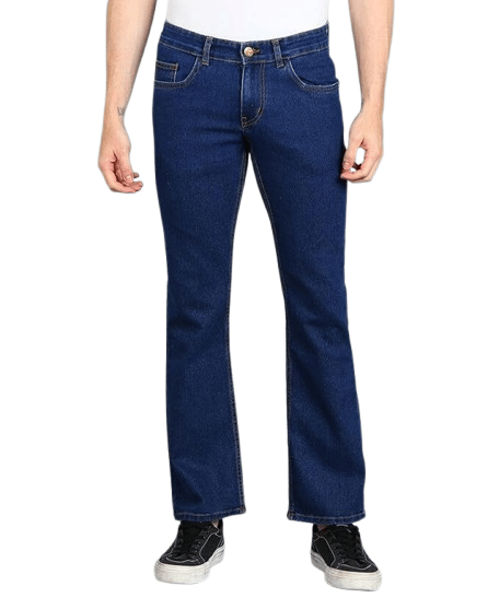     			hibok Bootcut Men's Jeans - Dark Blue ( Pack of 1 )