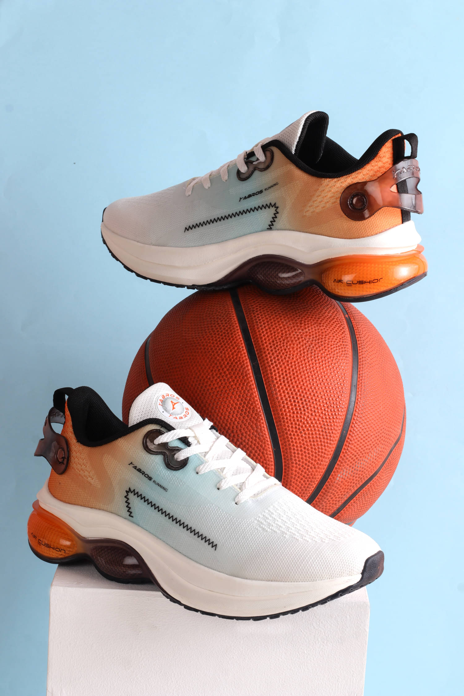     			Abros XENON Off White Men's Sports Running Shoes