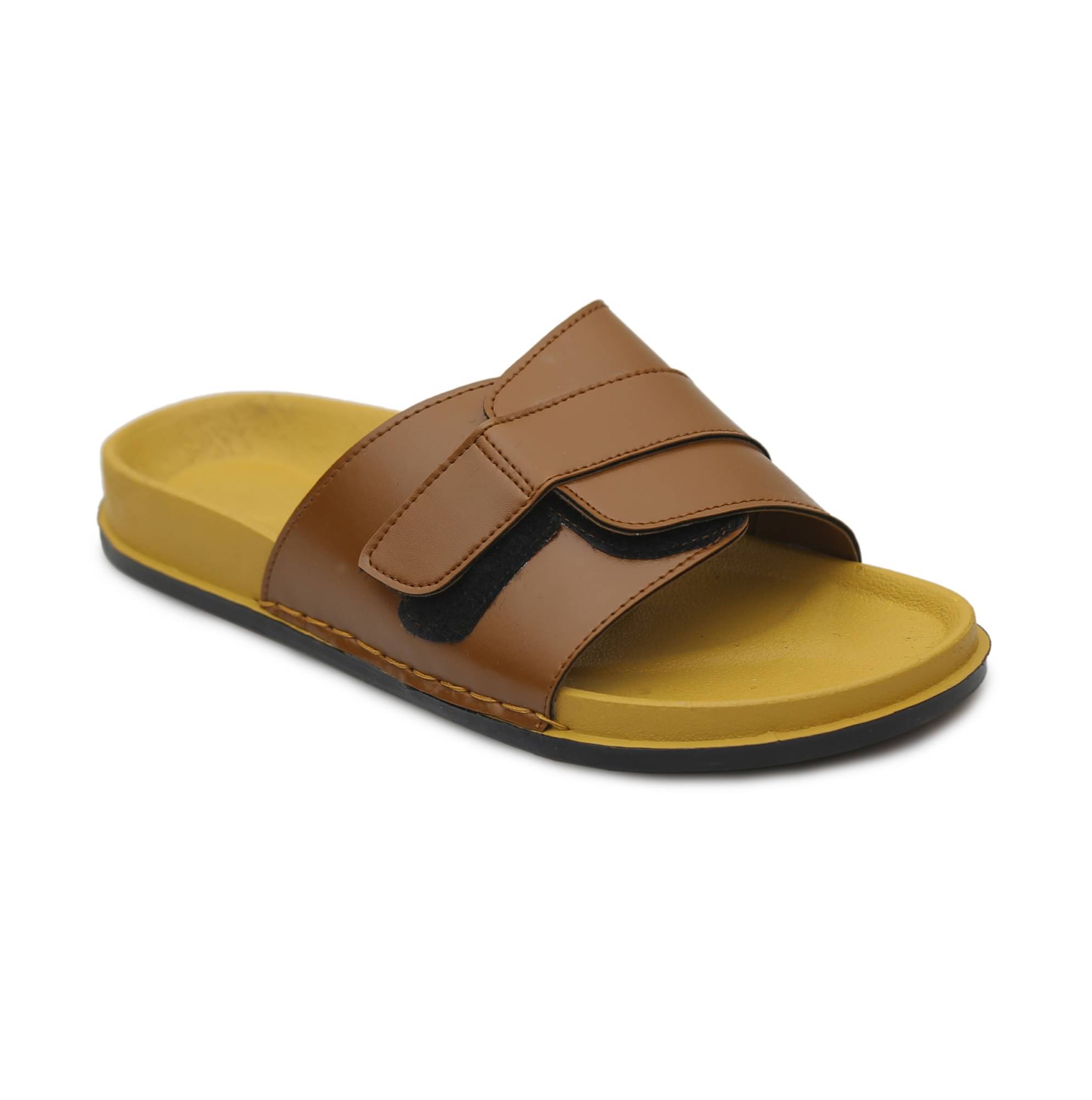    			BAERU Tan Men's Daily Slipper