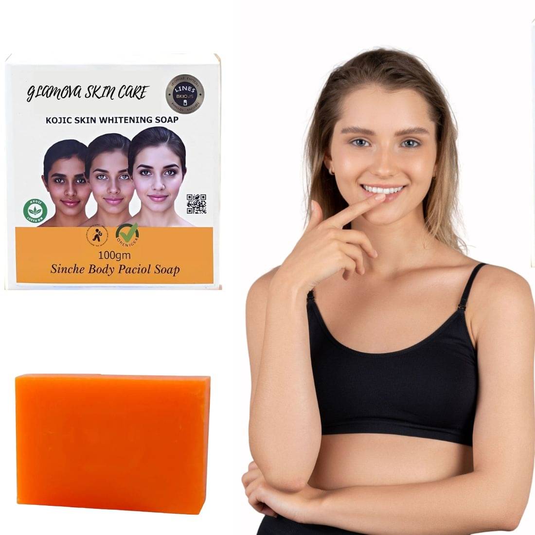     			GLAMOVA Beauty Soap for All Skin Type ( Pack of 1 )
