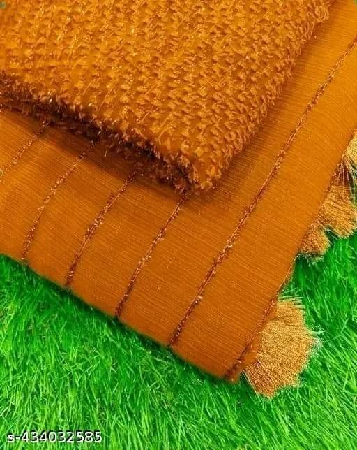     			Gullak Chiffon Woven Banarasi saree With Unstitched Blouse Piece ( Yellow )