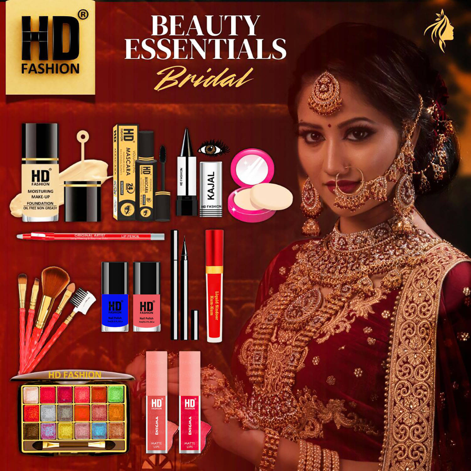     			HD fashion Makeup Kit ( 17 )