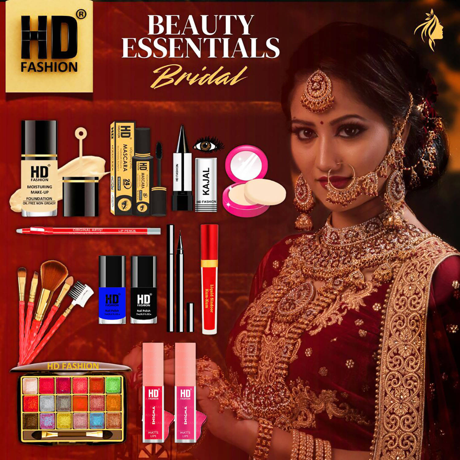     			HD fashion Makeup Kit ( 17 )