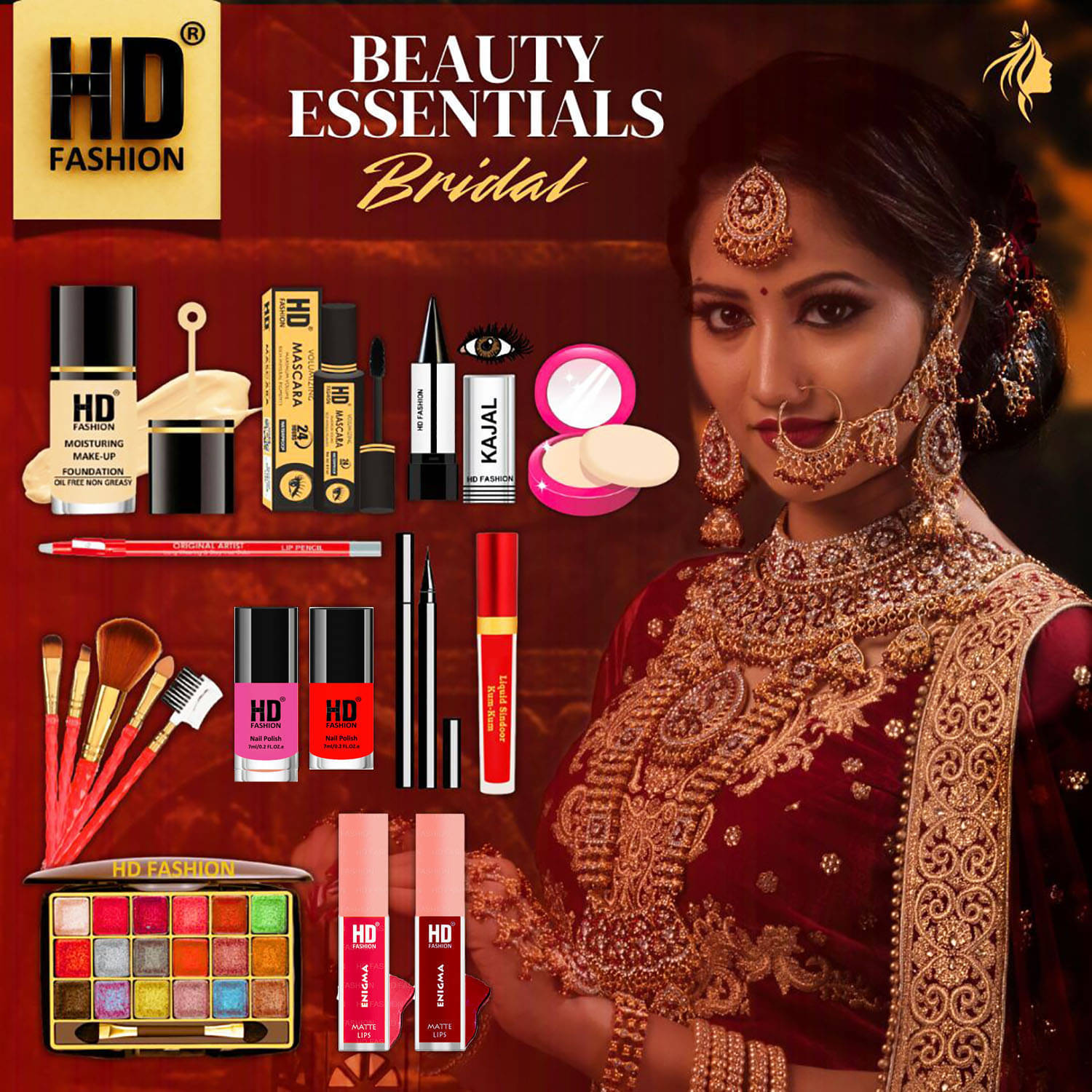     			HD fashion Makeup Kit ( 17 )
