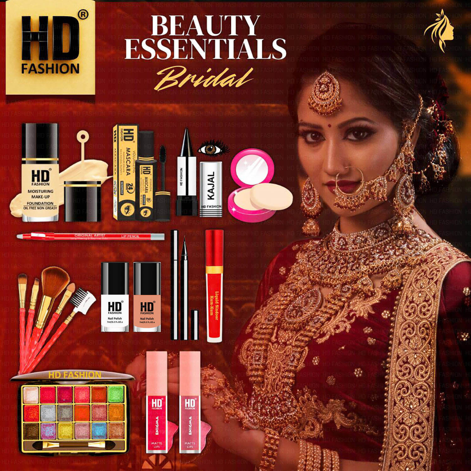     			HD fashion Makeup Kit ( 17 )