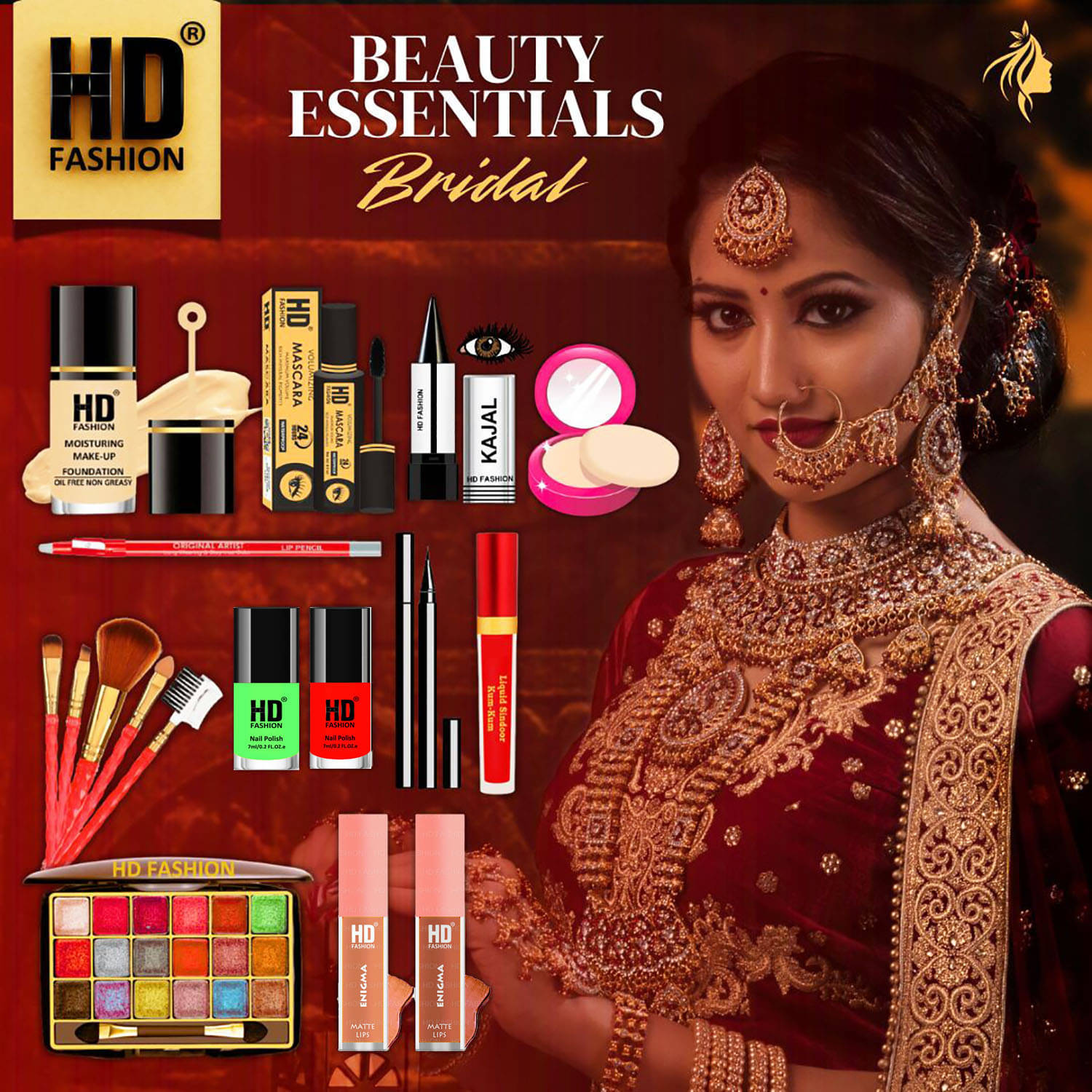     			HD fashion Makeup Kit ( 17 )