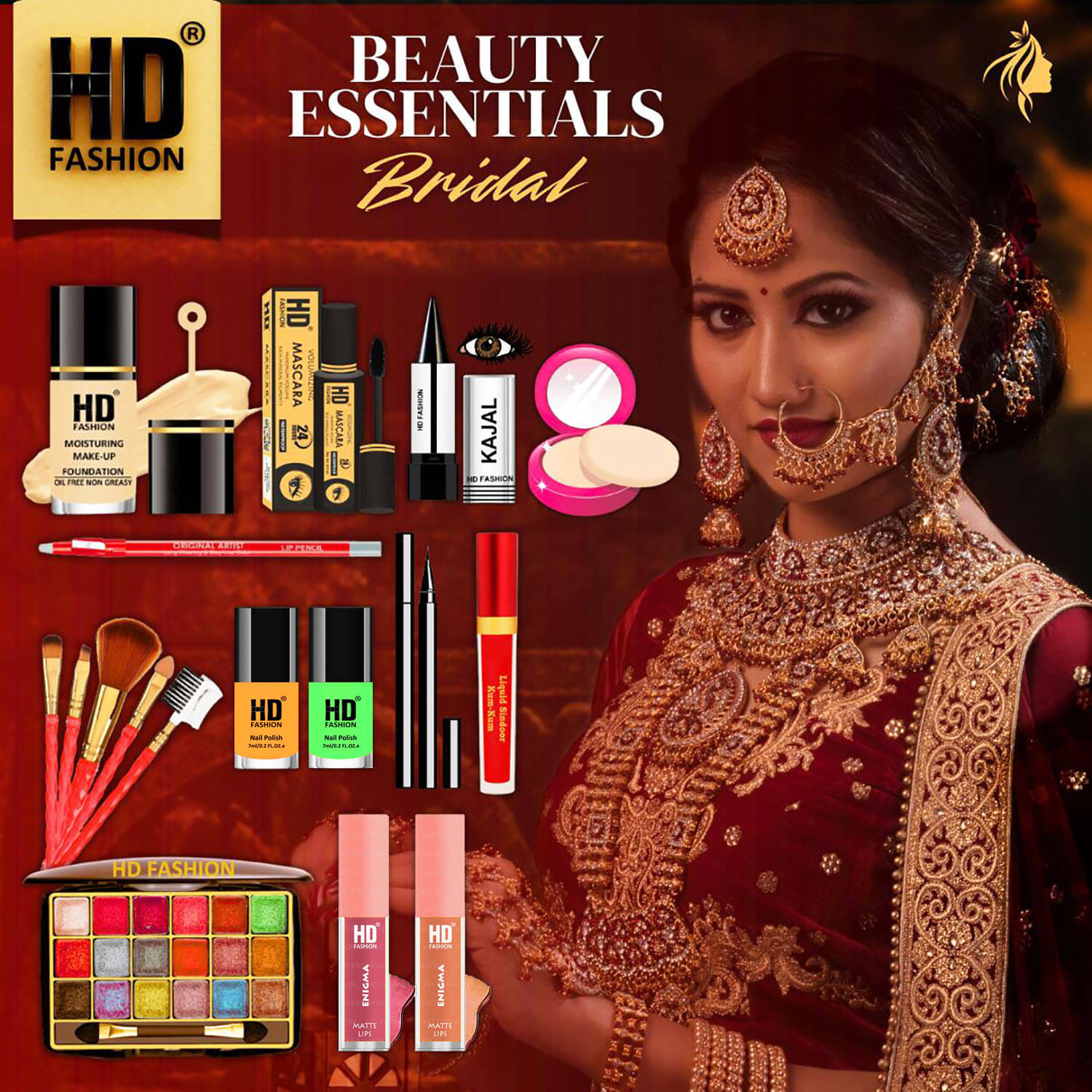     			HD fashion Makeup Kit ( 17 )